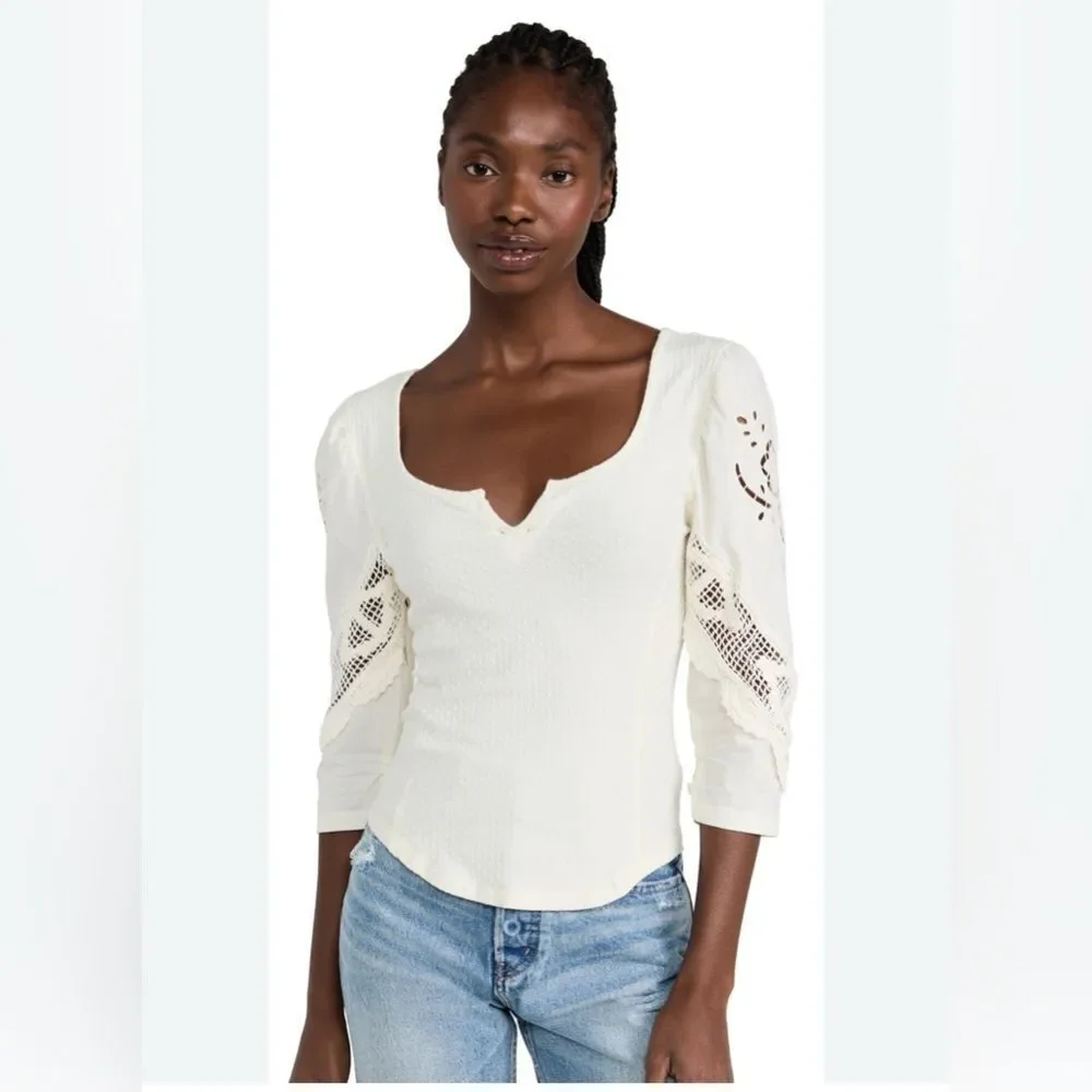 Free People Brunch Date Top